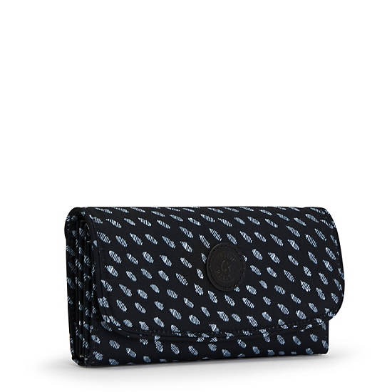 Sac À Main Kipling Money Land Printed Snap Wallet Noir | FR 1931JP